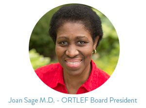 joan Sage MD ortlef board president